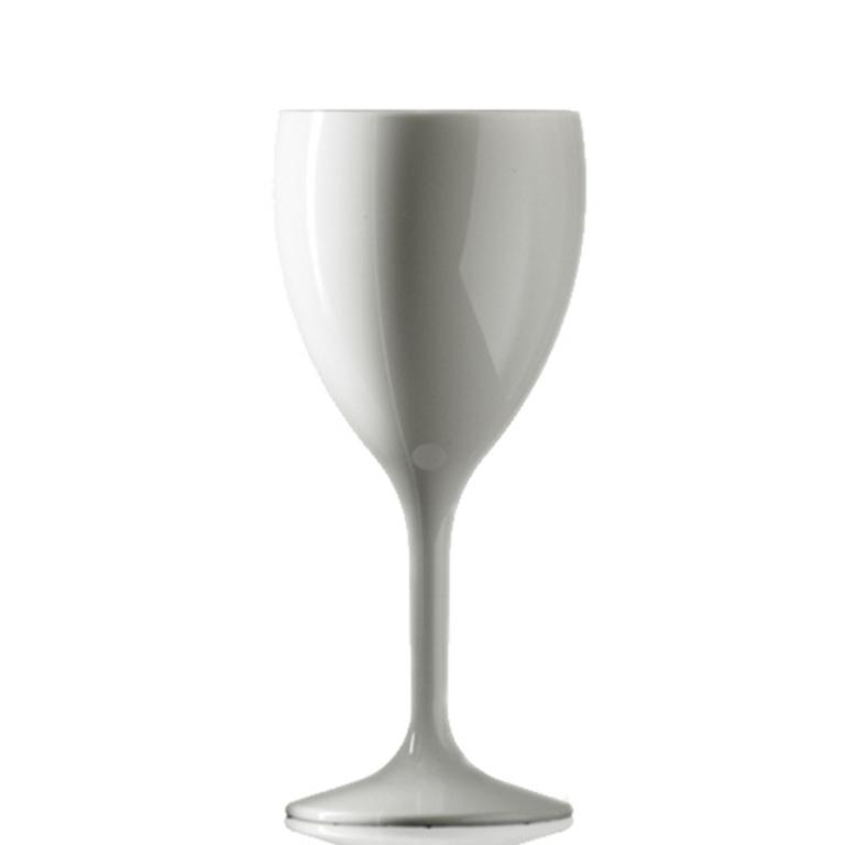 Weißweinglas Basic 32 cl. Plastik Druck